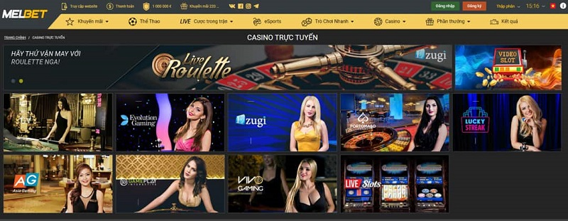 Melbet - Nhà cái cá cược thể thao trực tiếp 4K